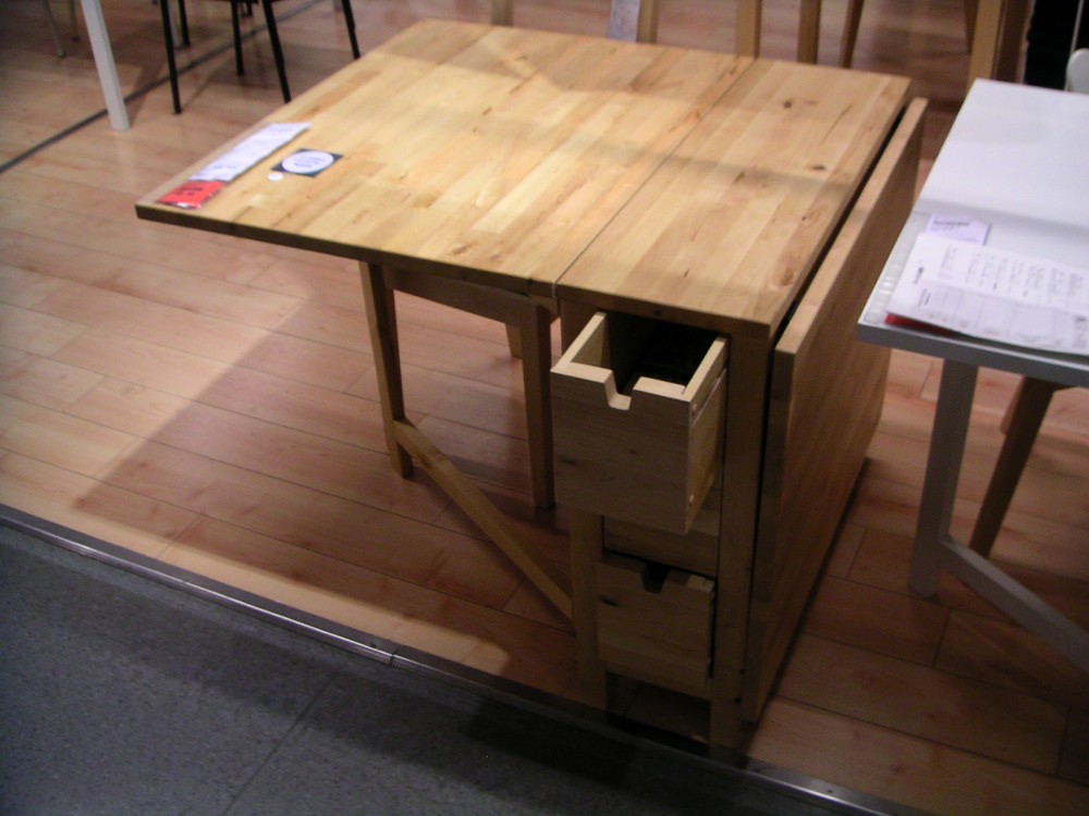 IKEA NORDEN ノールデン ダイニングテーブル 伸長 エクステンション - 家具